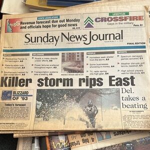 Vintage Newspaper Front Page